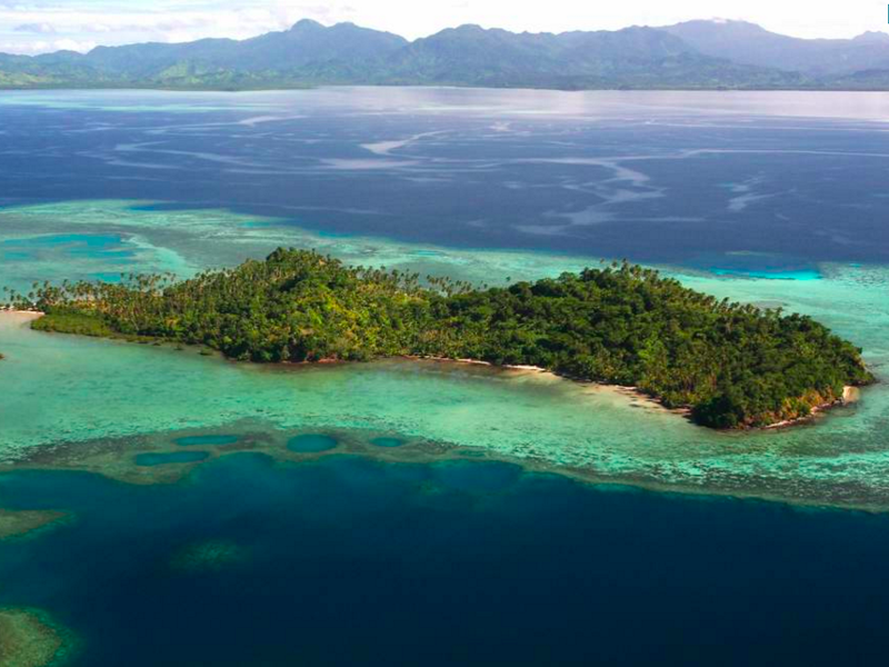 Nukudrau Island is near Fiji in the South Pacific. The 46 acres of land ...