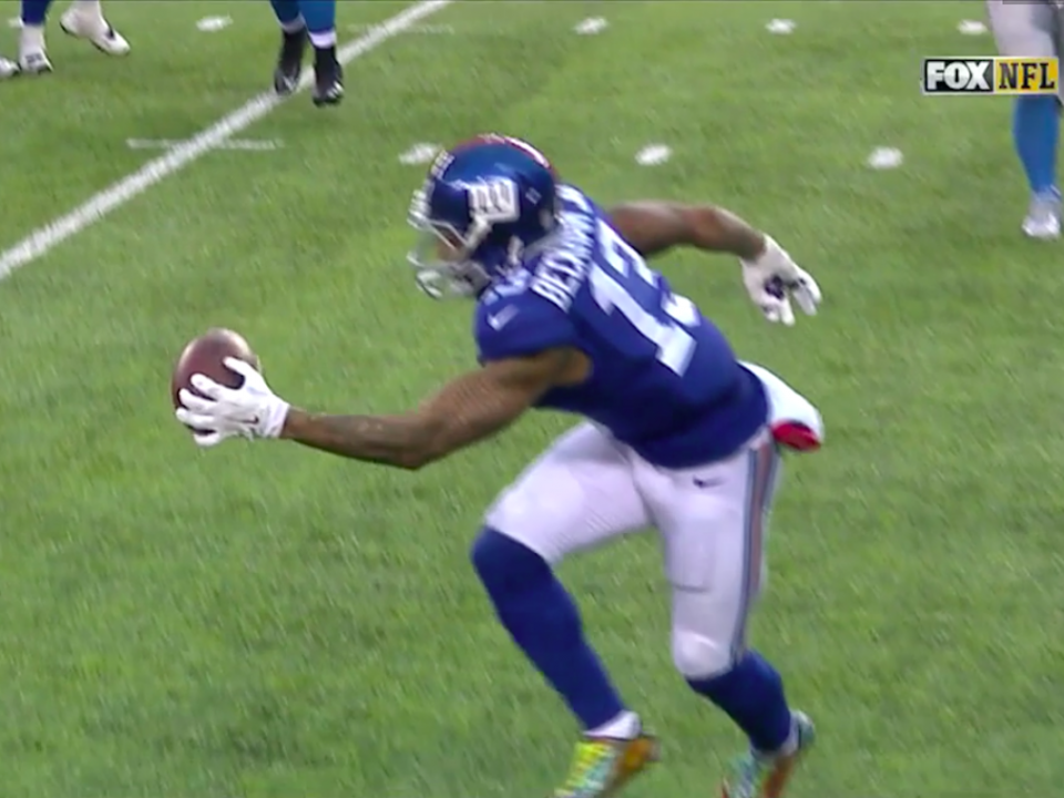 Odell Beckham Jr. Made Yet Another One-handed Touchdown Catch 