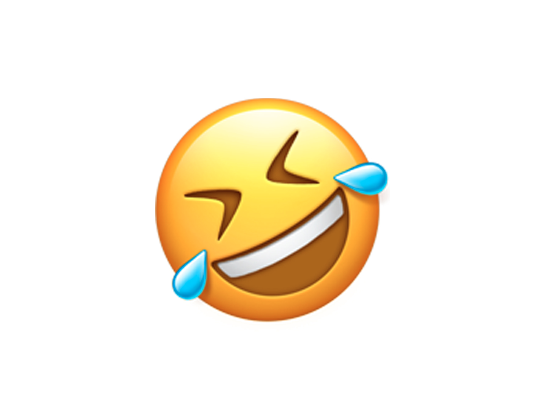 This is no regular laughing emoji. This symbol is meant to depict