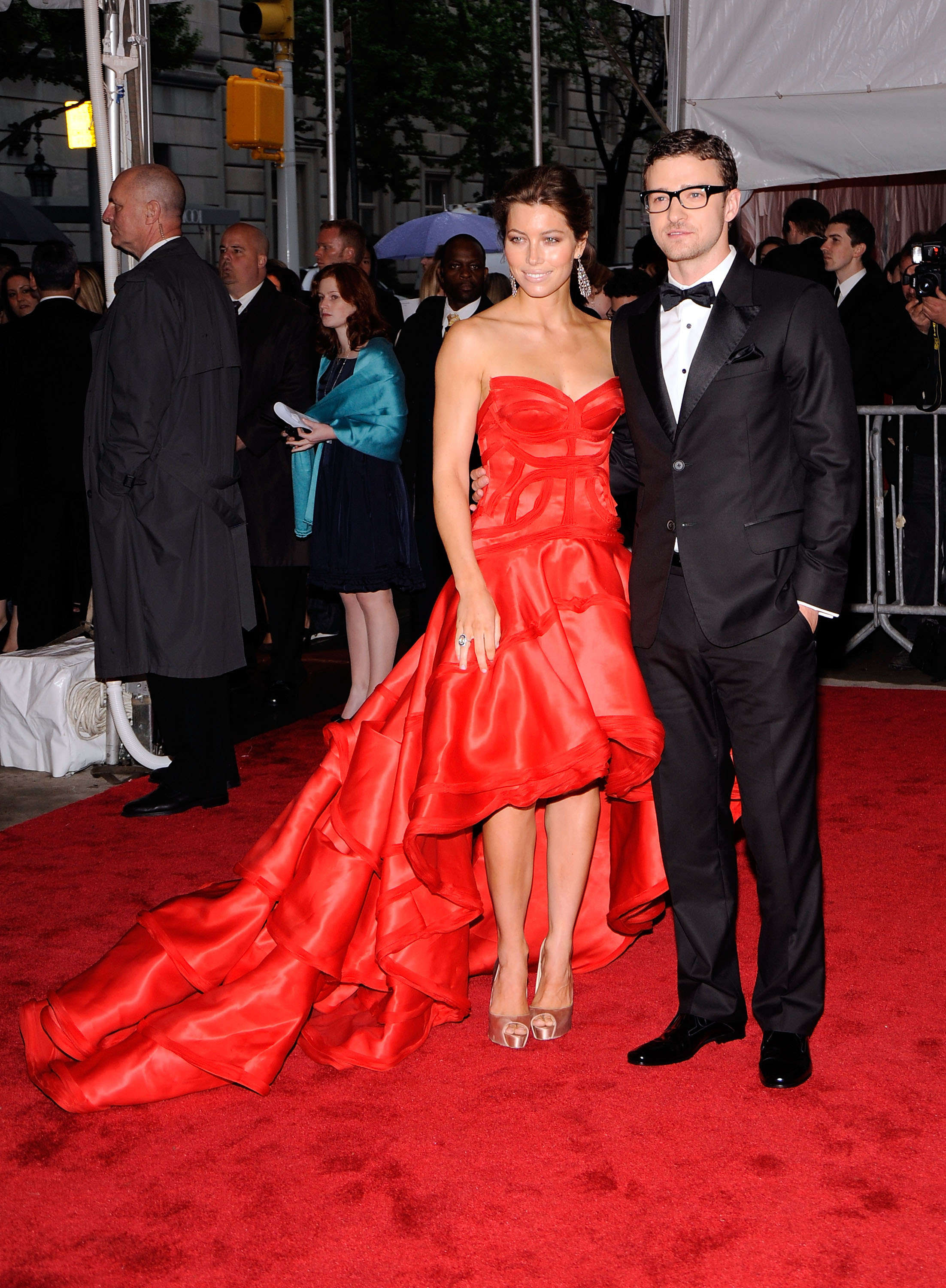 Justin Timberlake & Jessica Biel - Time 100 Gala 2013 Red Carpet