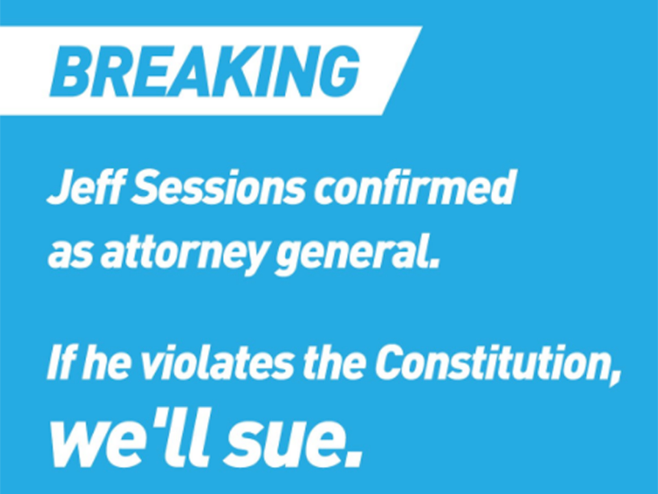 'If He Violates The Constitution, We'll Sue': The ACLU Has A Warning ...