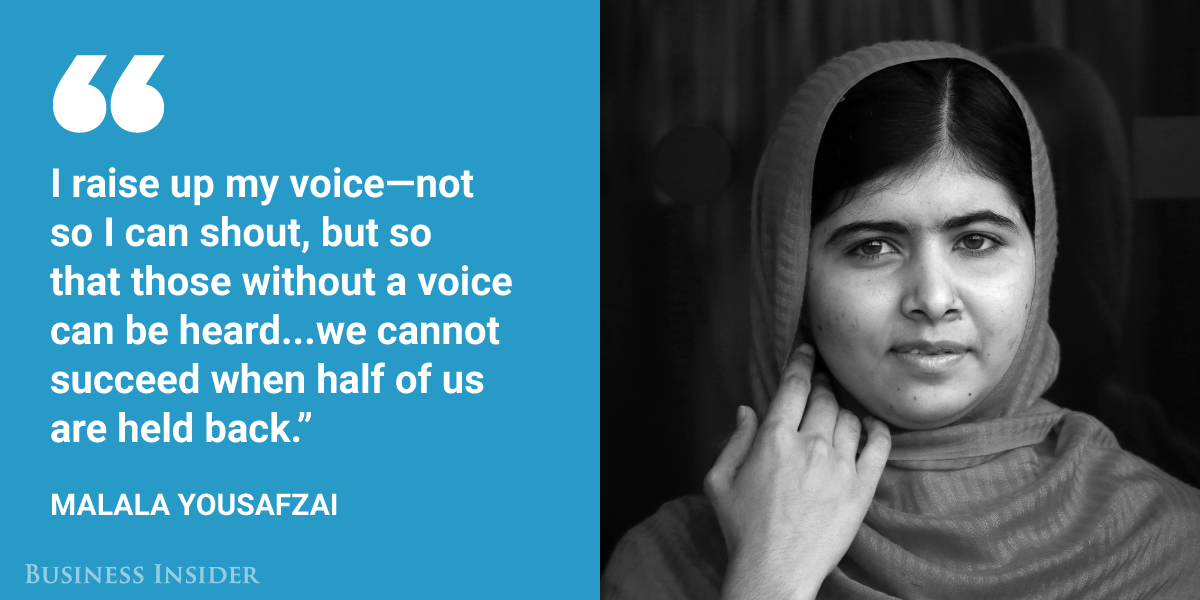 Malala Yousafzai: humanitarian and youngest-ever Nobel Prize laureate ...