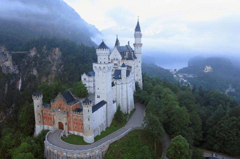 Neuschwanstein Castle in the German state of Bavaria reportedly