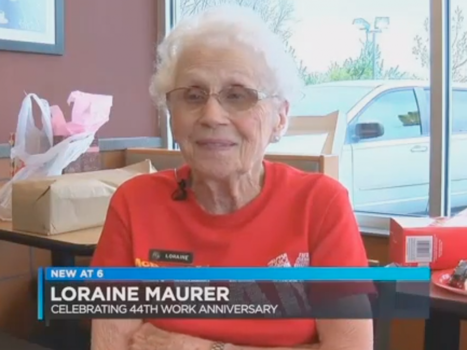 94-year-old McDonald's worker says her job is 'a reason to get up in ...