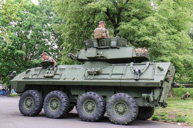 The LAV 25's light armor can withstand small arms fire, and possibly ...