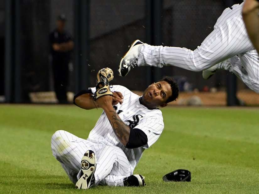 One of the top prospects in MLB was involved in a brutal outfield