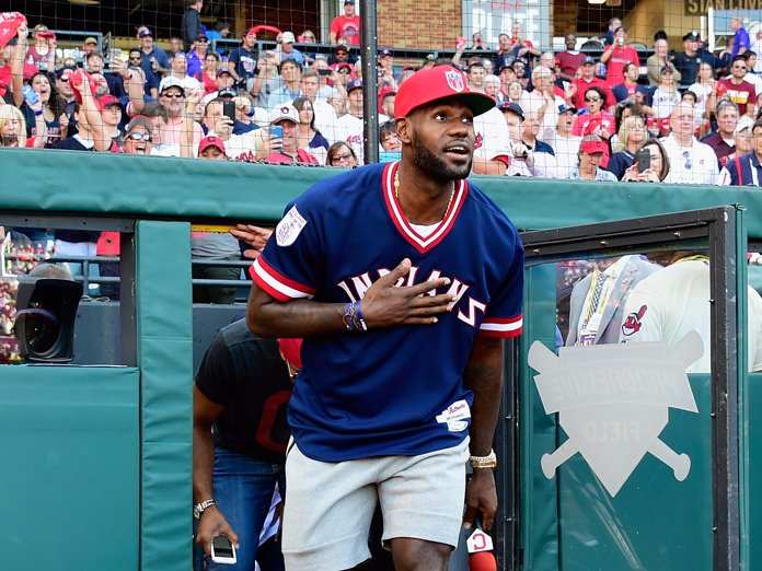 lebron indians jersey