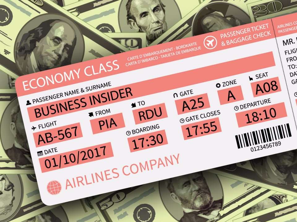 Here's how much your plane ticket actually costs Business Insider India