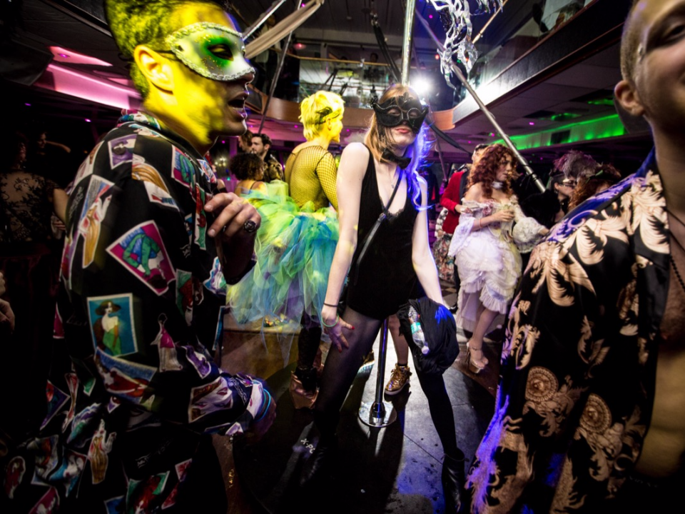 We partied at the 'Burning Man on a yacht' party attended by the ...