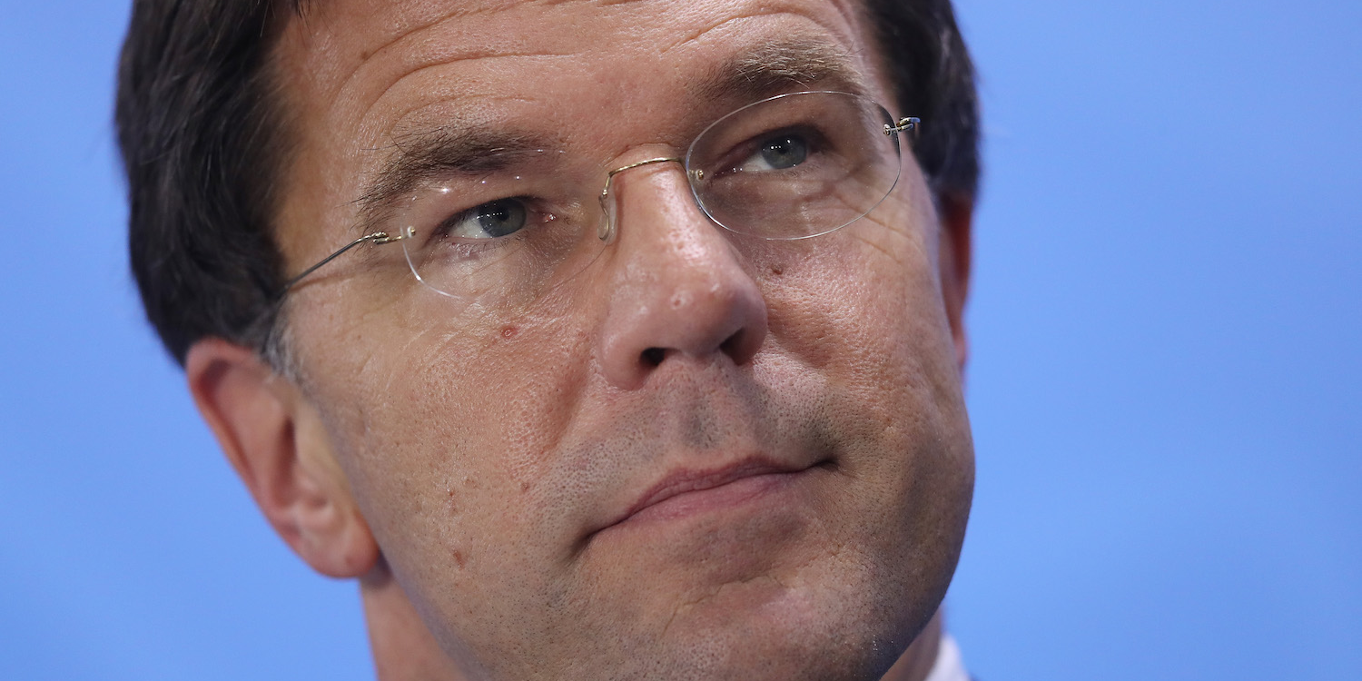 Mark Rutte Prime Minister Of The Netherlands Business Insider India 9466