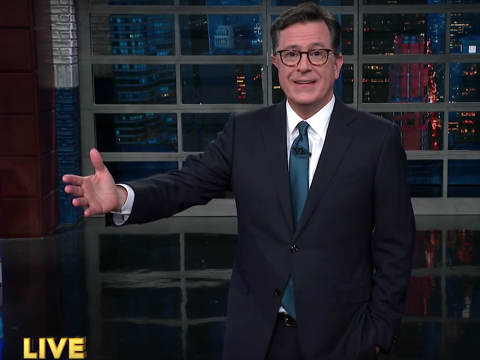 Stephen Colbert ripped Trump's first State of the Union speech in a