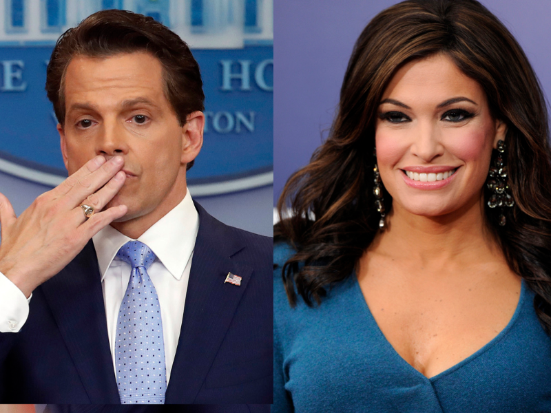 Anthony Scaramucci and Fox News anchor Kimberly Guilfoyle | Business ...