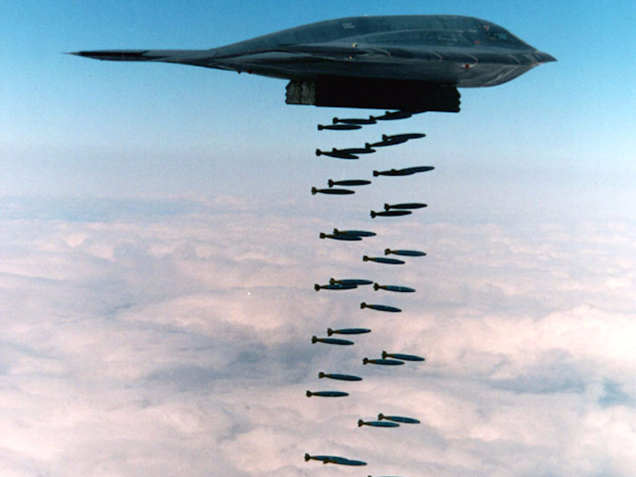 The B-2 Can Carry Sixteen 2,400 Lb B83 Nuclear Bombs, But Its Official ...