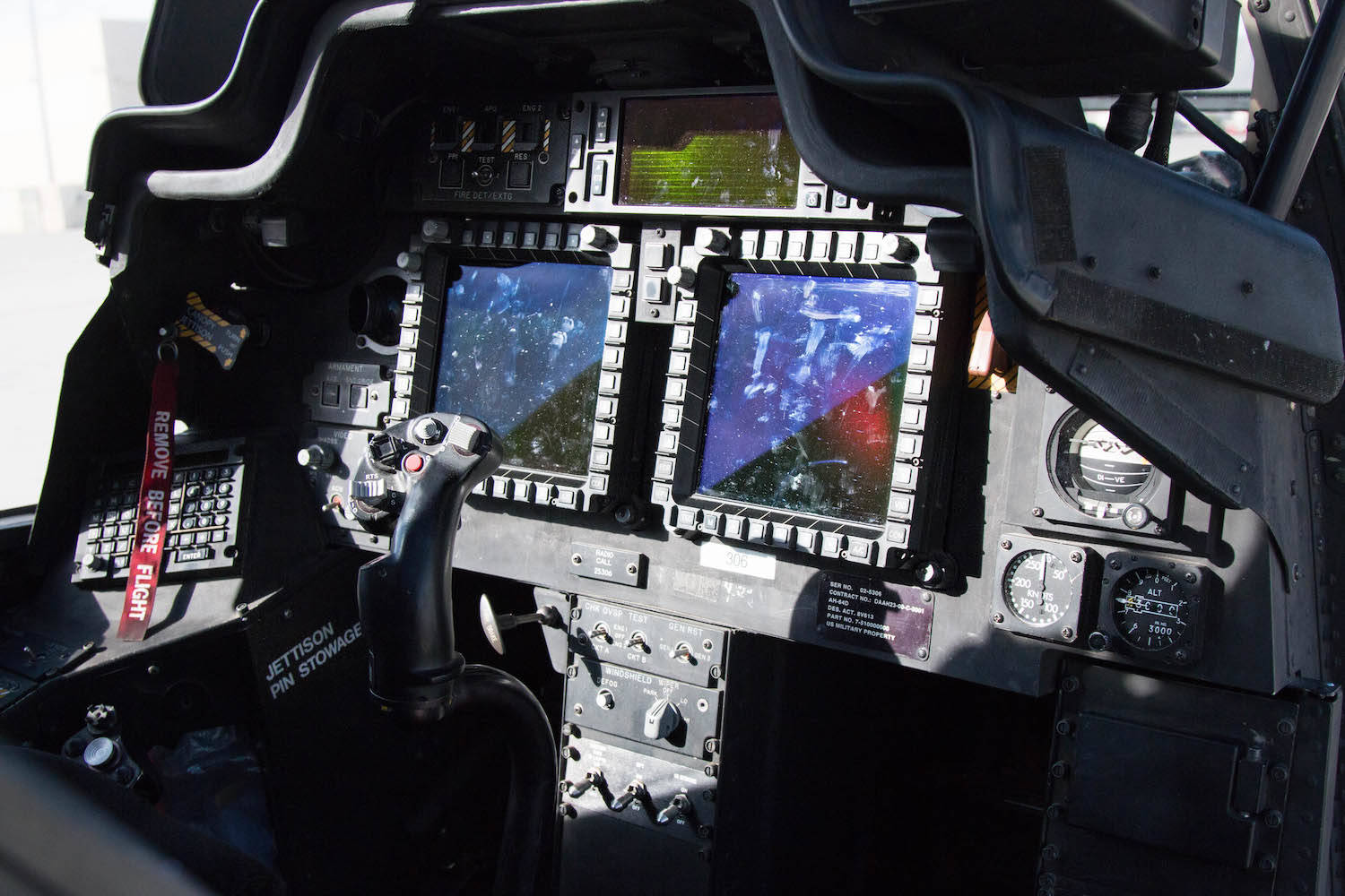 This Is The Pilot's Cockpit, Situated Behind The Gunner's Cockpit 