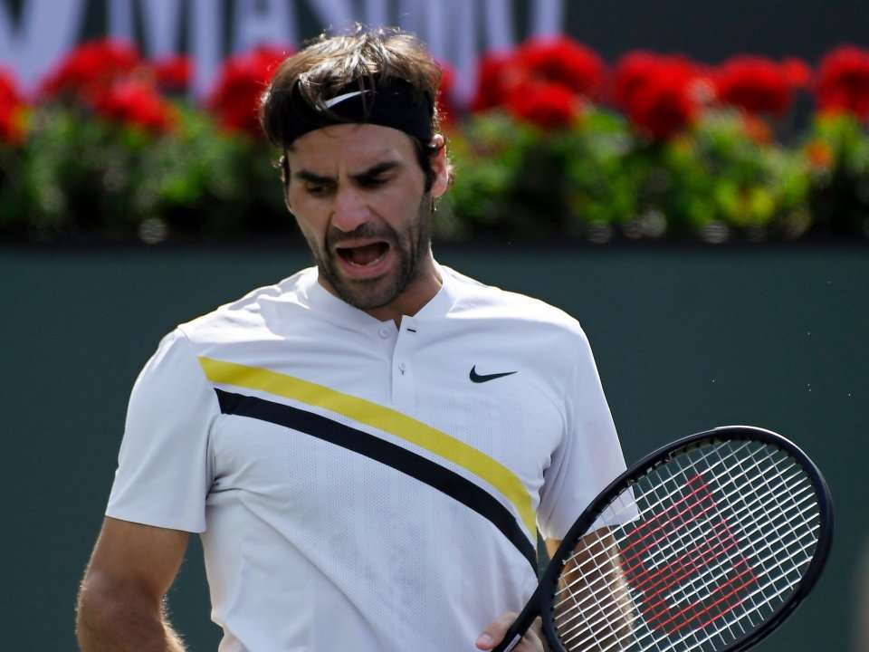 Federer indian wells