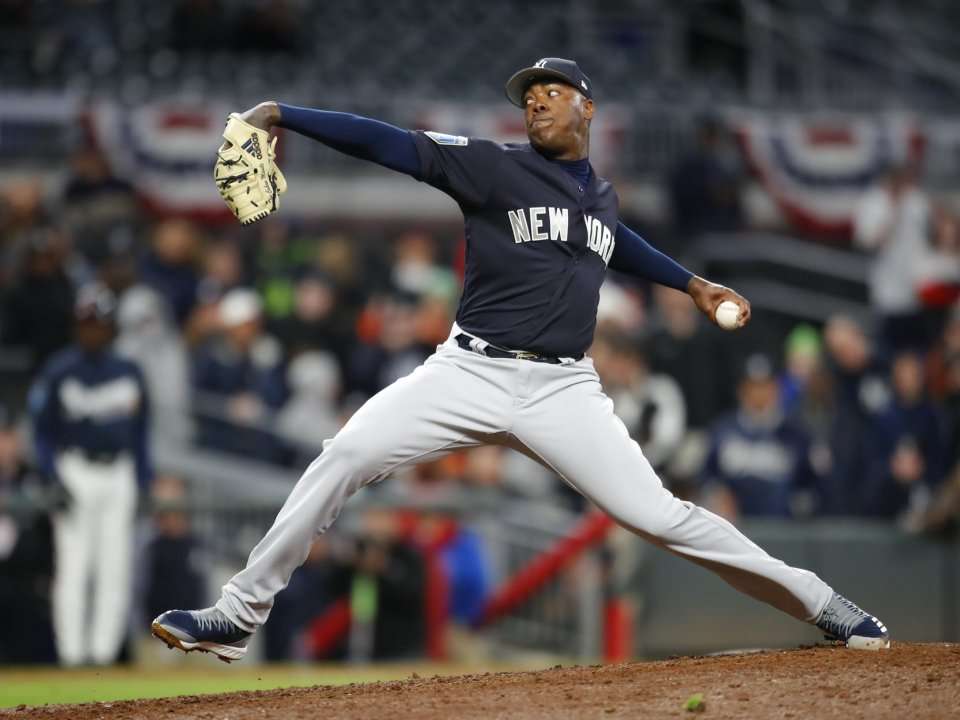 Here's the holy hell an Aroldis Chapman fastball does to your body