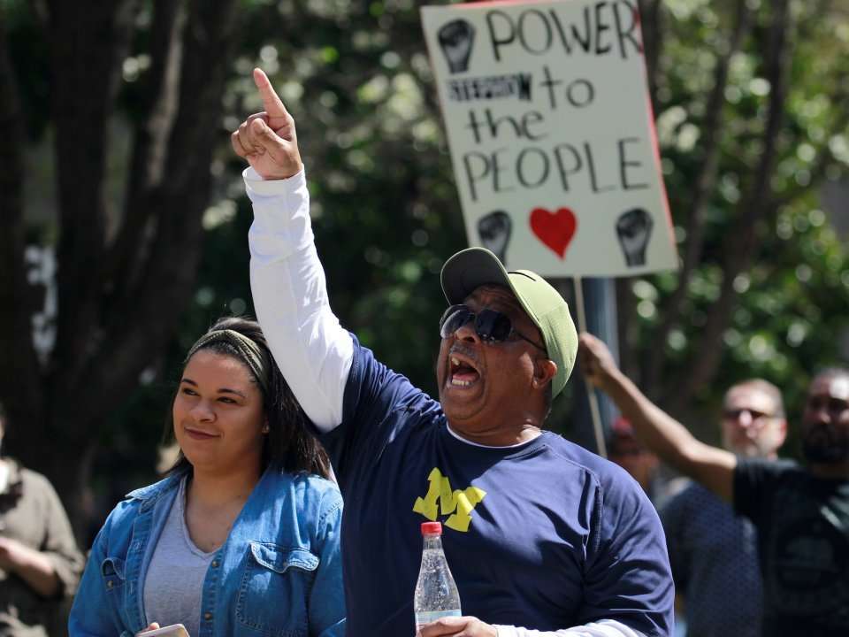 Sheriffs Suv Hits Protester At Sacramento Rally For Stephon Clark