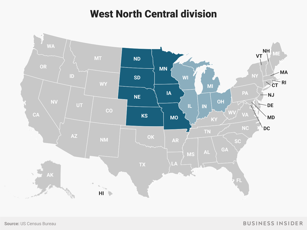 Регион сша. Штаты Midwest. USA States Midwest, .... USA Map Midwest. Midwest Region of USA.