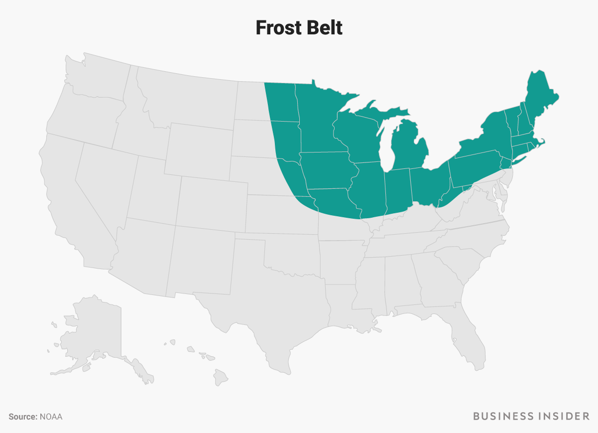 Библейский пояс. Sun Belt USA. Rust Belt USA. Библейский пояс США на карте. America Rust Belt.