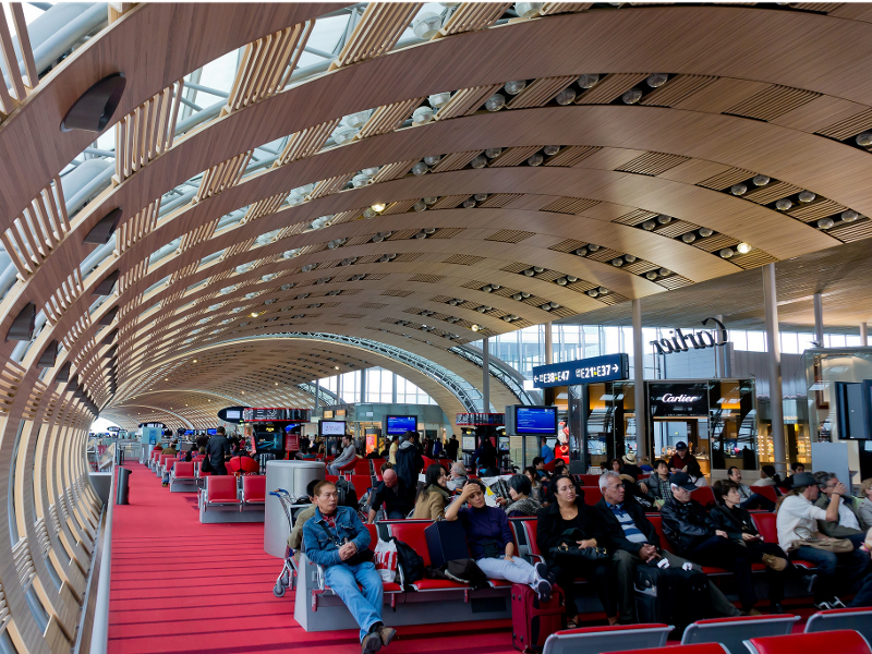 14. Paris Charles de Gaulle Airport CDG France 6.56