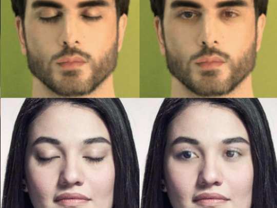 Photos show how Facebook can use AI to seamlessly fix closed eyes