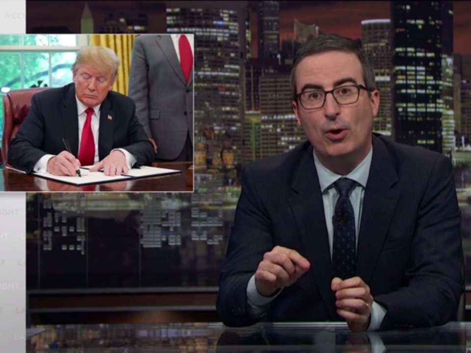 John Oliver blasts Trump's approach to ending policy of separating