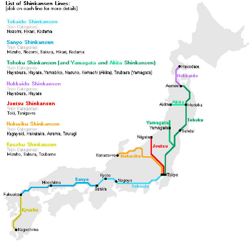 With more than 50 years of service, Japan's Shinkansen network is ...