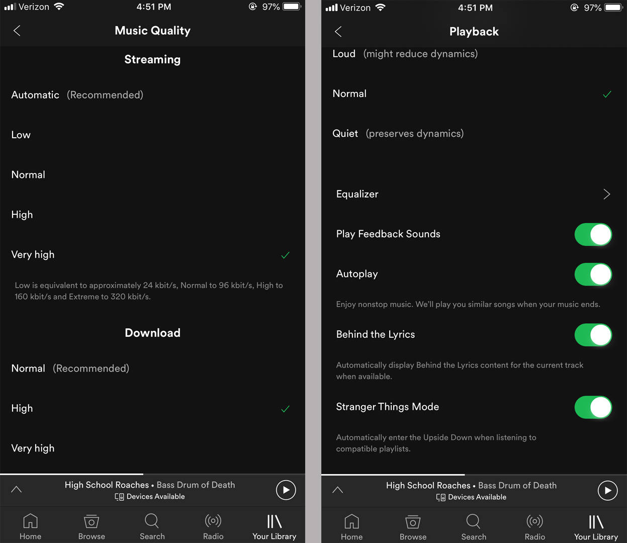 Spotify Allows You To Pick Exactly What Kind Of Audio Quality You Want 