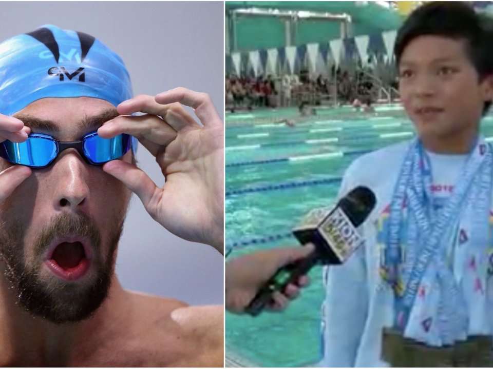 A 10 Year Old Boy Named Clark Kent Just Beat A Swimming Record Set By Michael Phelps 23 Years 9651