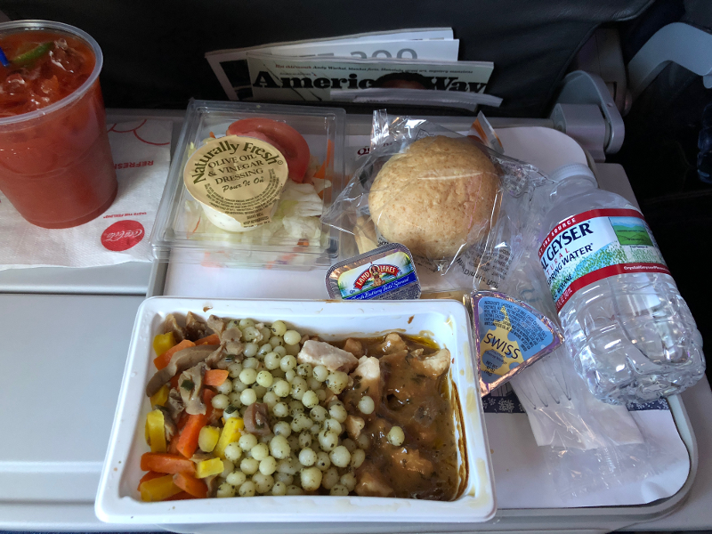 american airlines food carry on