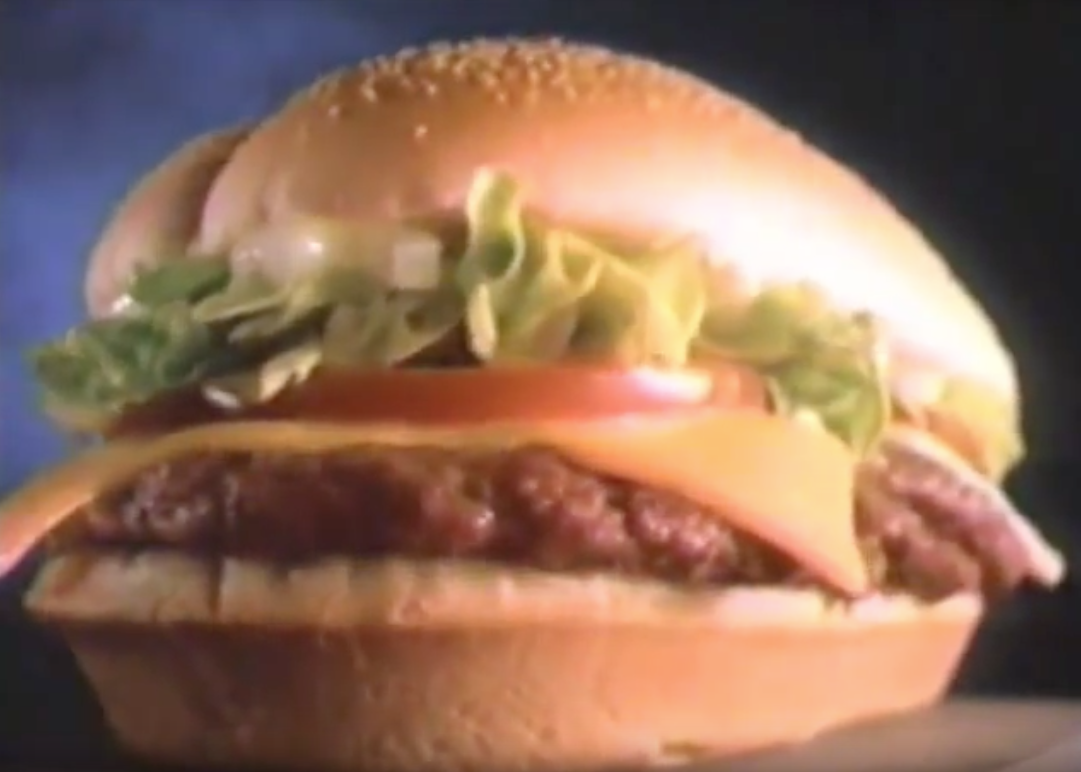 McDonald's Triple-Double Burger was made from three beef patties and ...