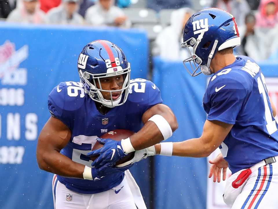 Saquon Barkley showed off his electric potential with a 68yard