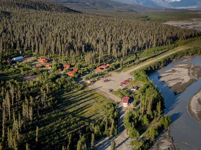 There s only one way to get to this luxury lodge in Alaska that