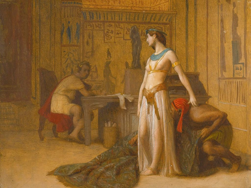 julius caesar and cleopatra war