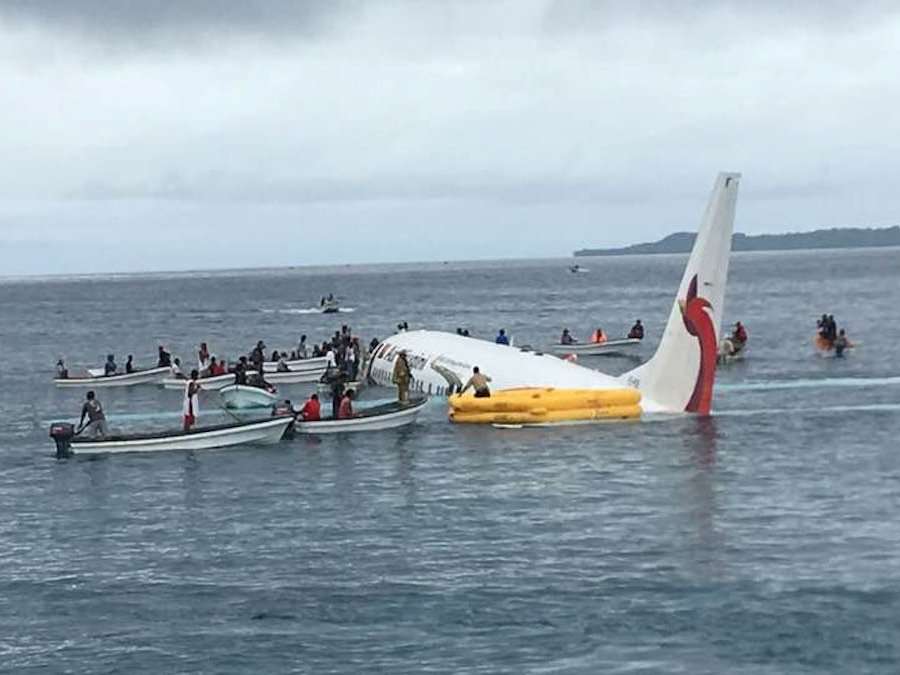 Air Niugini Pilot Misses Runway By Feet And Crash Lands A Boeing