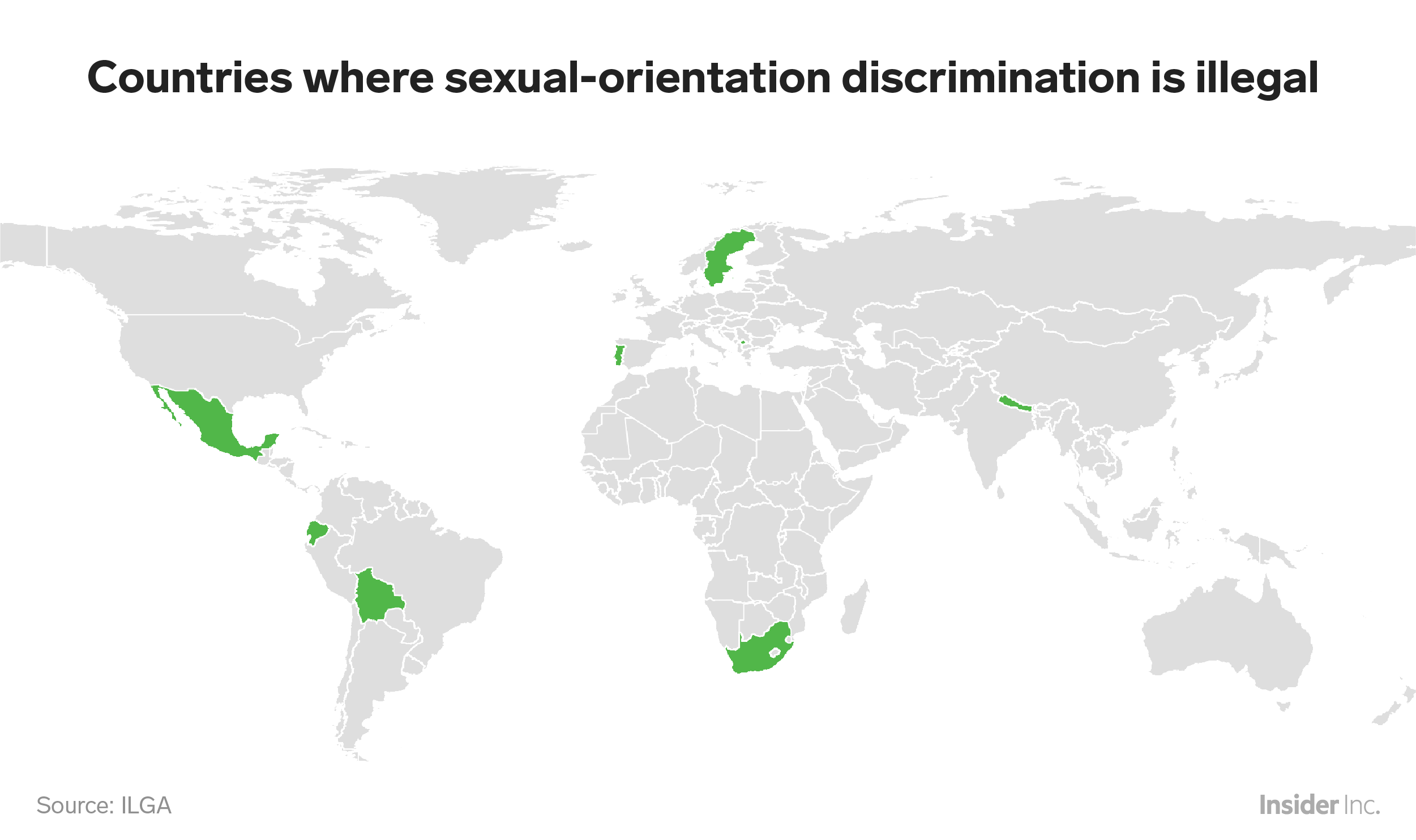 Discrimination based on sexual orientation. Member States un. Un members Map.