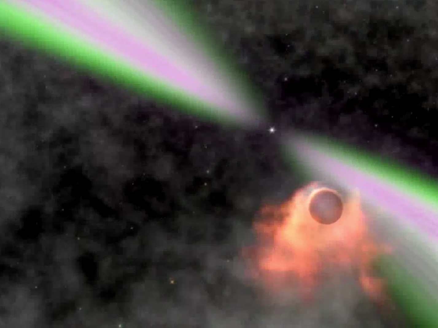 Черный пульсар. Пульсар j0030. Пульсар космический объект. Черная вдова нейтронная звезда.