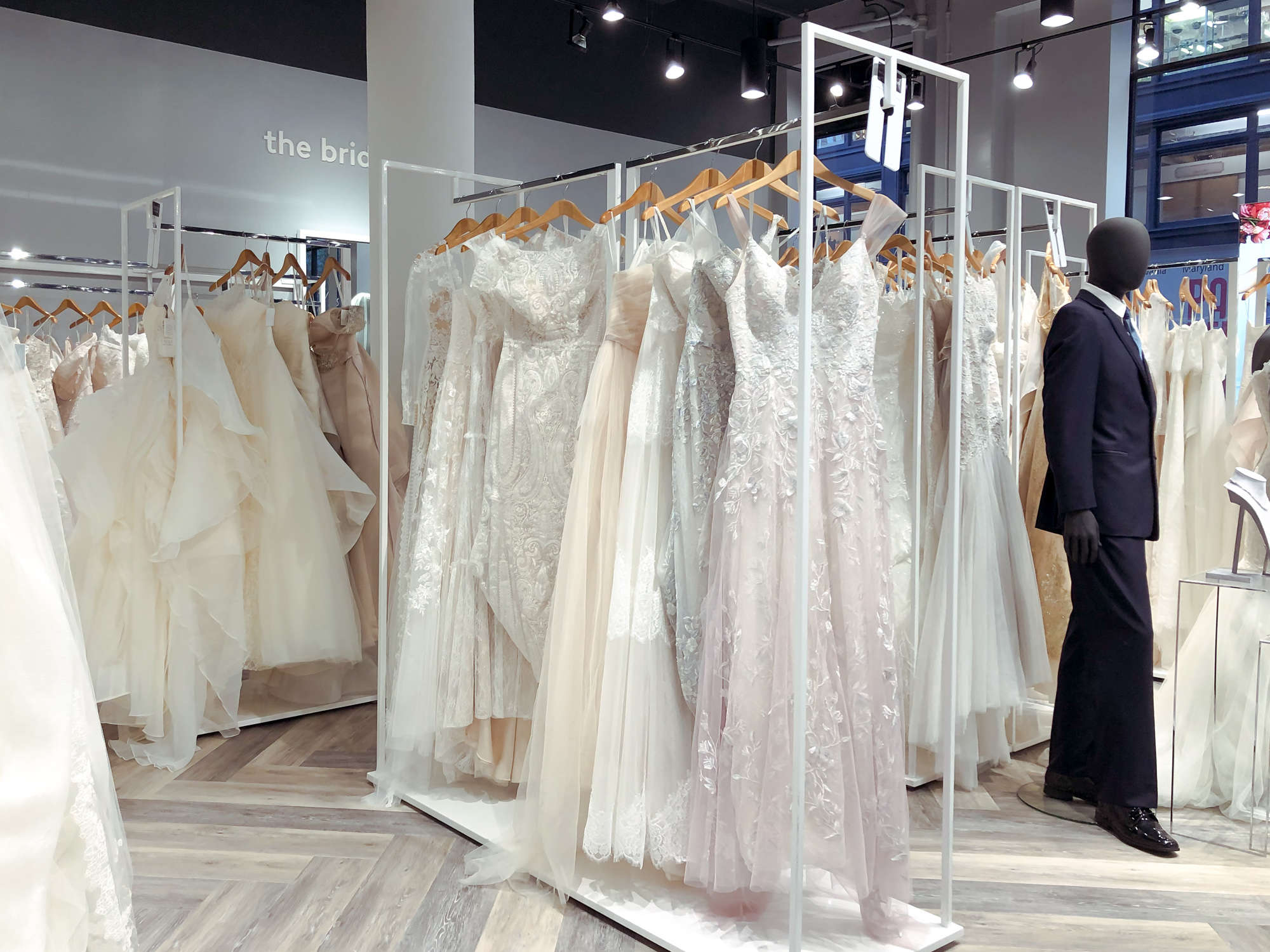 We visited a David's Bridal store just before the company filed for  bankruptcy. Here's what it was like.