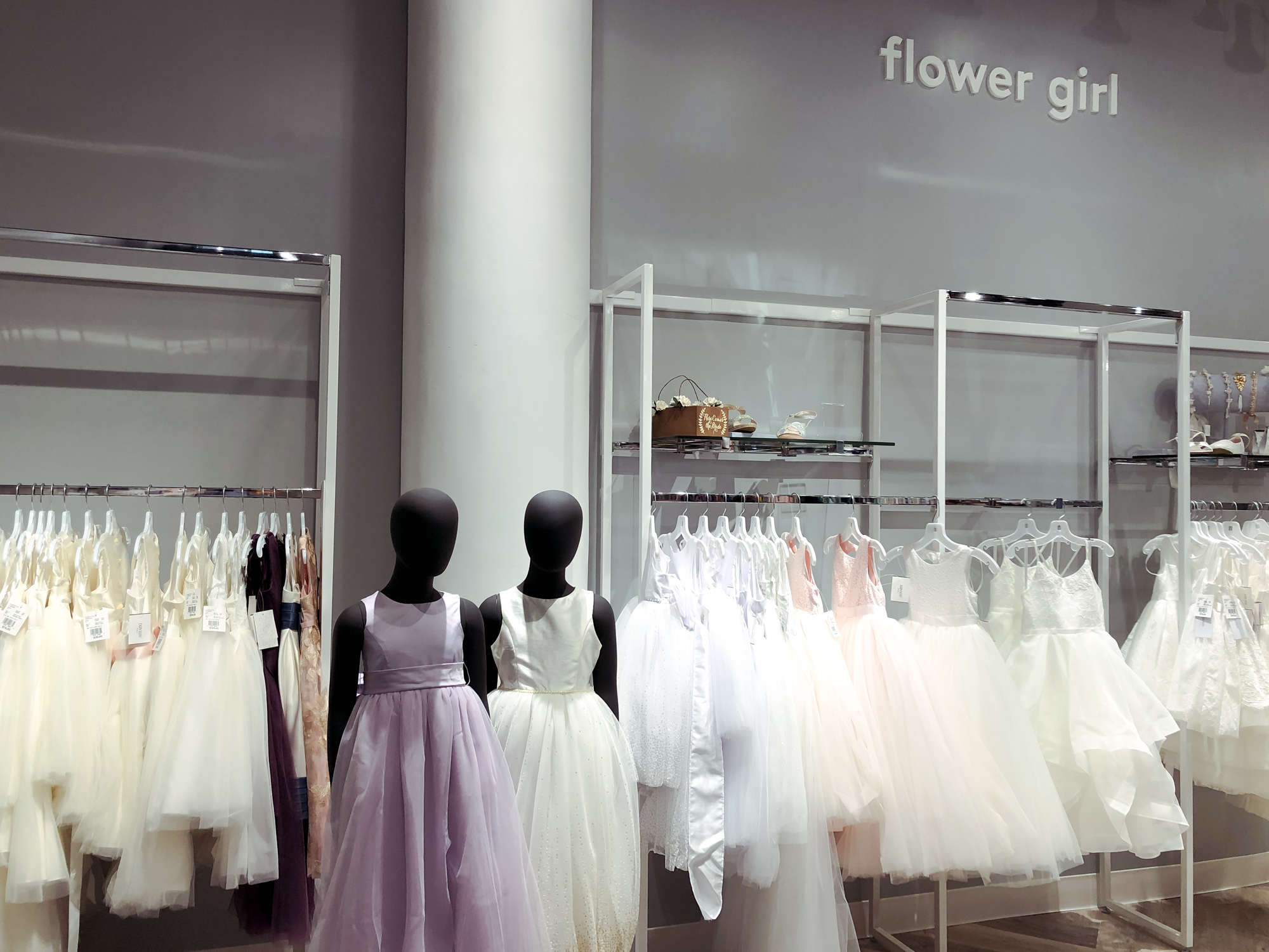 We visited a David's Bridal store just before the company filed for