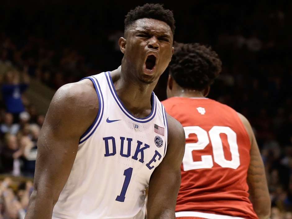 Zion Williamson Once Again Dominated With A Windmill Dunk And A Monstrous Block In Dukes 