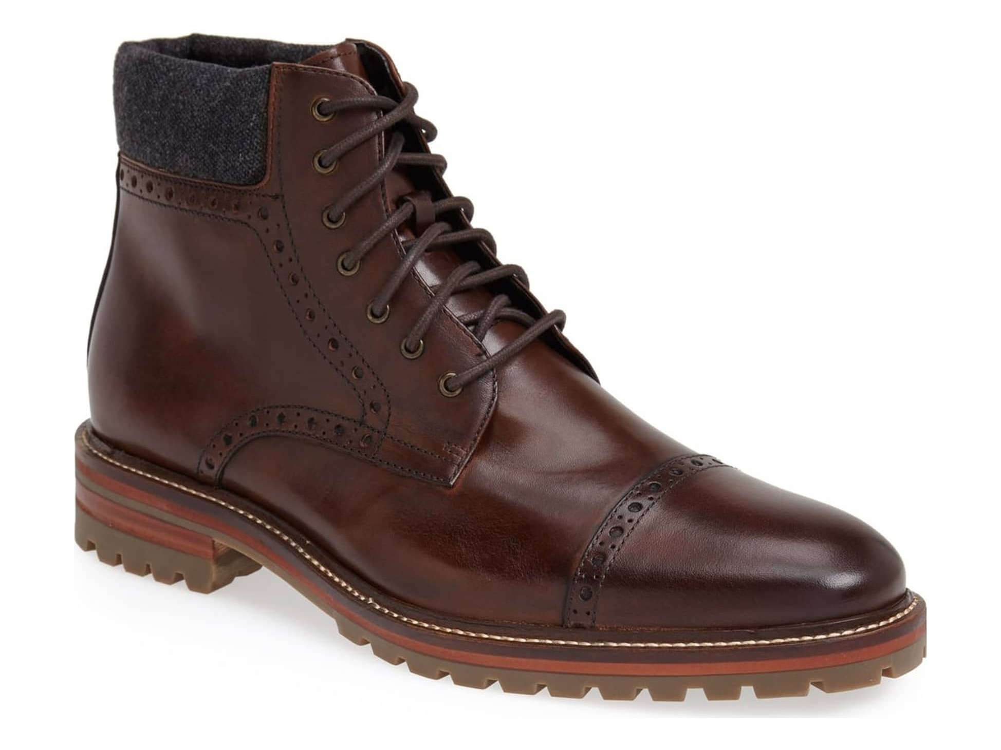 Karnes brogue cap 2025 toe boot