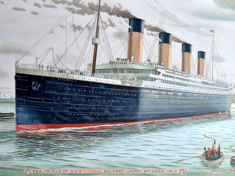 The RMS Titanic was the largest passenger ship of its time in the early ...