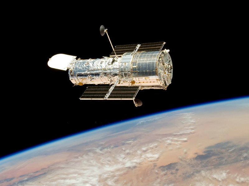 The Hubble Space Telescope launched on April 24, 1990. | Business ...