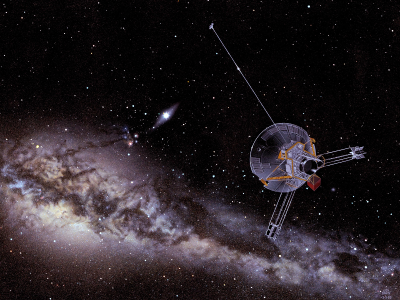 Pioneer 10 became the first spacecraft to fly by Jupiter on December 3 ...