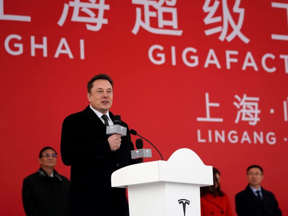 Elon Musk has started building a Tesla Gigafactory in China, and it ...