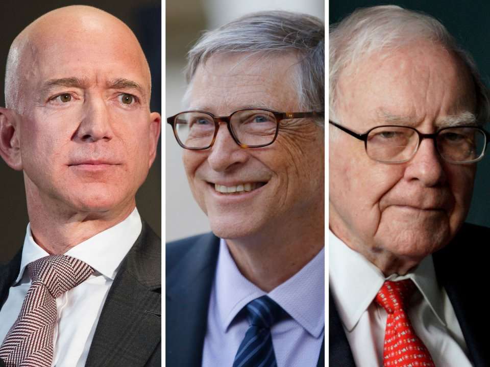 The 5 richest men in the US have a staggering combined wealth of more