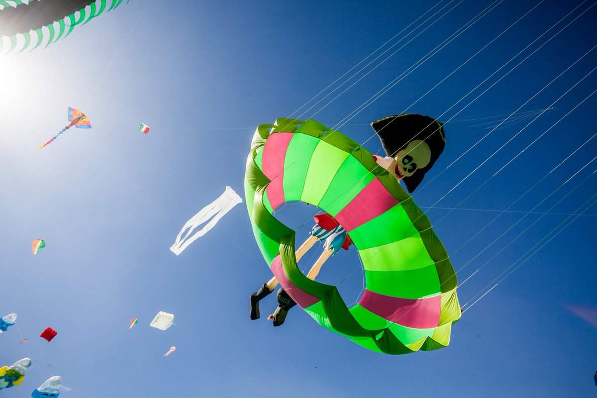 A master kiteflying festival is underway in India — check out these