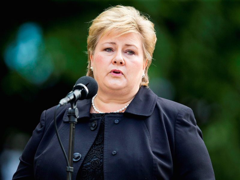 Norway S Prime Minister Erna Solberg Business Insider India   Norways Prime Minister Erna Solberg  