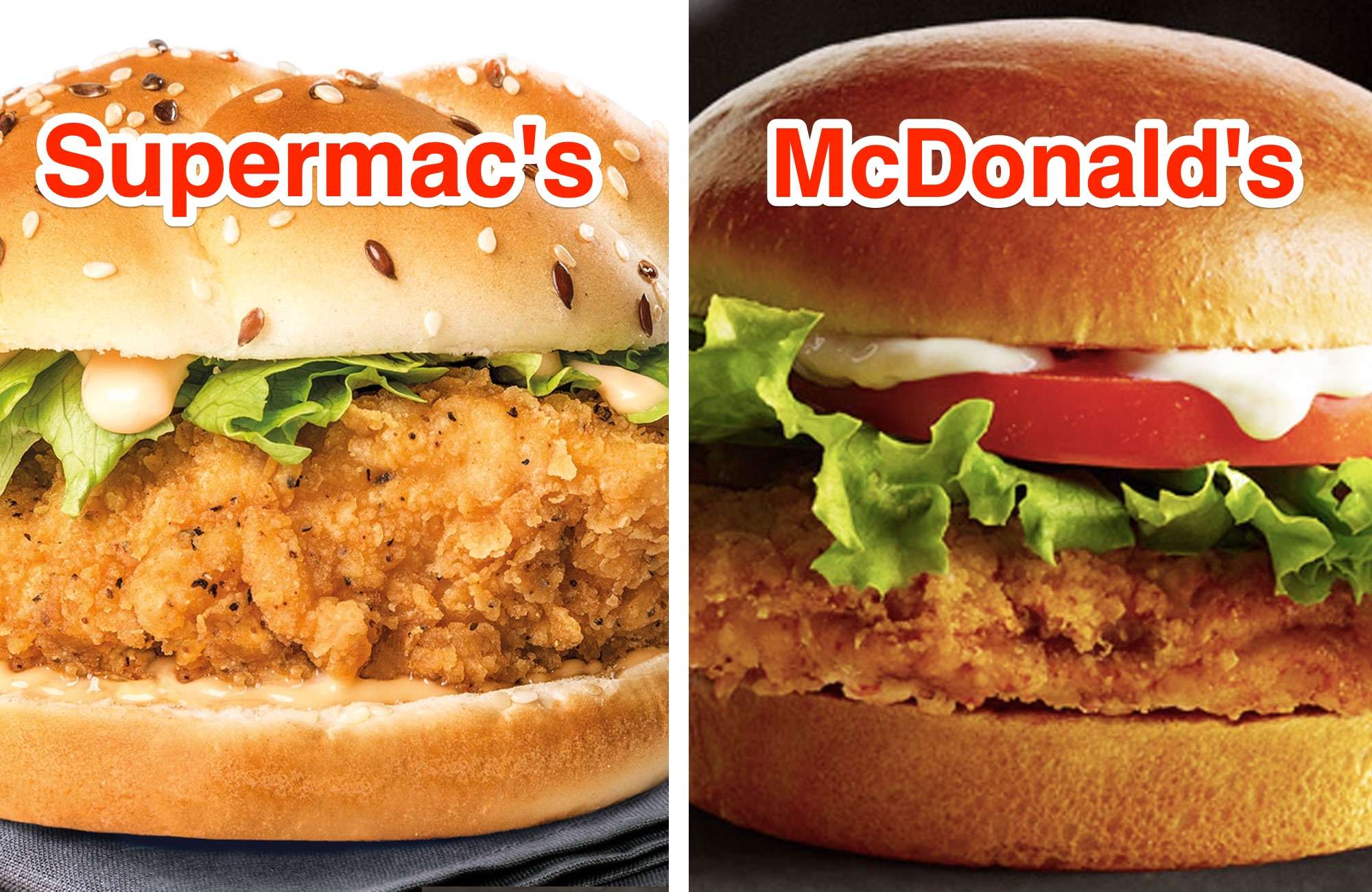 Supermac's Chicken Also Has The Edge — The Chicken Patty Is Far Meatier 