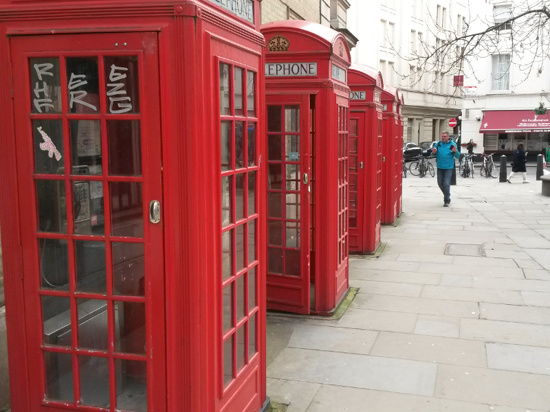 .. iconic red phone booths ... | Business Insider India